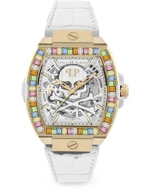 Philipp Plein The Skeleton Baguettes Armbanduhr - Mettallic