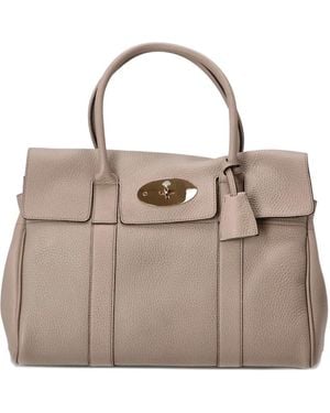 Mulberry ポストボックス レザークラッチバッグ - ナチュラル
