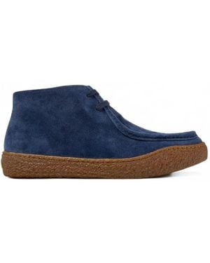 Camper Peu Terreno Suede Ankle Boots - Blue