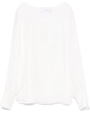 DE SANTIS Silk Blouse - White