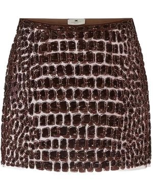 Elisabetta Franchi Skirts - Brown