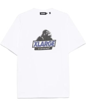 X-Large T-Shirt Slanted Og - Bianco