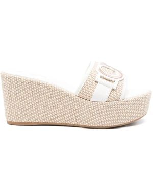 Casadei Wedge Sandals - Natural