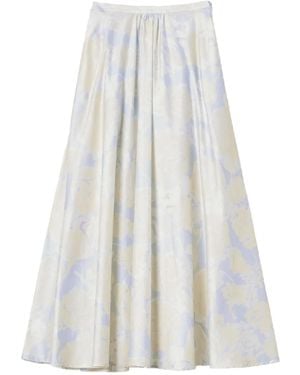 Twinset Printed Skirt - White