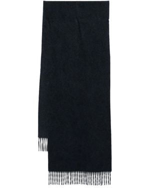 N.Peal Cashmere Large Woven Scarf - Black