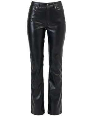 Cinq À Sept Stevie Faux-Leather Trousers - Black