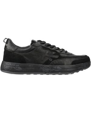 Premiata Nous 7732 Sneakers Mit Wildlederdetail - Schwarz
