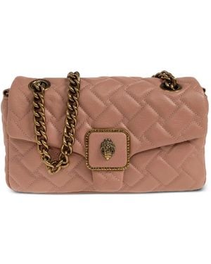 Kurt Geiger Pimlico Quilted Leather Shoulder Bag - Brown