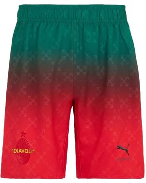 PUMA Ac Milan X Off- Authentic Shorts - Red