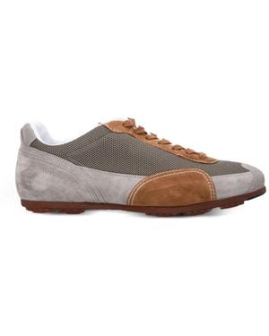 Pantofola D Oro X Thebe Magugu Undici Low Panelled Trainers - Brown