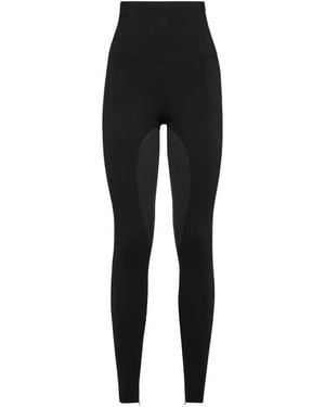 Philipp Plein Two-tone High-waisted Leggings - Black
