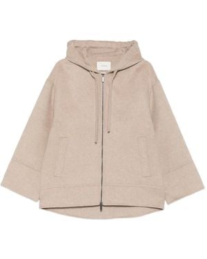 ViCOLO Hooded-Neck Jacket - Natural