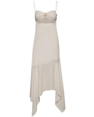 Baobab Josefina Maxi-Jurk Met Uitgesneden Details En Schelpenpatroon - Wit