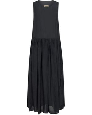 Uma Wang Sleeveless Stitching Dress - Black