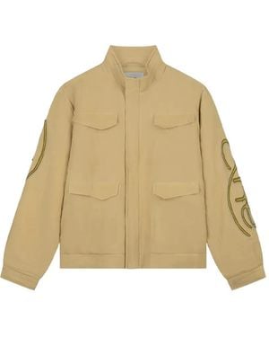 Arte' Chaqueta Con Mangas Bordadas - Neutro