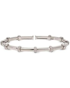 Sidney Garber Pulsera Carly En Oro Blanco De 18 Ct Con Diamantes