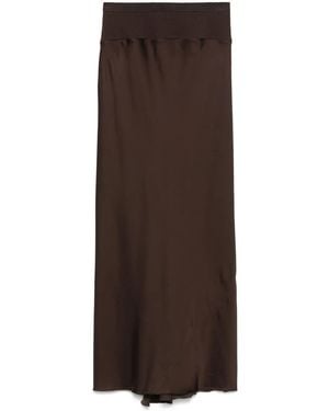 Rick Owens Calf Bias スカート - ブラウン