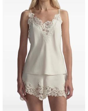 A.L.C. Pantalones Cortos De Encaje - Blanco