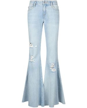 Liu Jo Low-Rise Flared Jeans - Blue