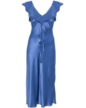 Dorothee Schumacher Sense Of Shine Midi Dress - Blue