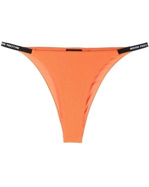 Heron Preston Logo Tape Bikini Bottoms - Orange