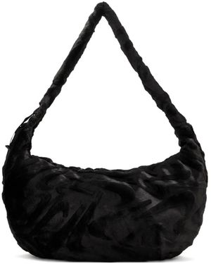 Nike Strukturierte Schultertasche - Schwarz