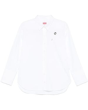 KENZO フローラル シャツ - ホワイト