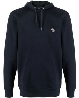 Paul Smith ロゴパッチ パーカー - ブルー