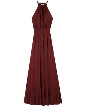 Burberry Viscose Jersey Dress - Purple