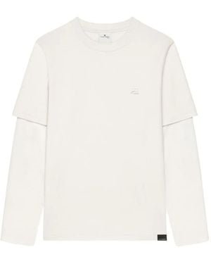 Courreges Ac Double-Sleeve T-Shirt - White