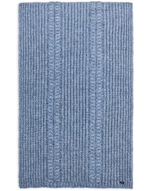 Fay Knitted Scarf - Blue