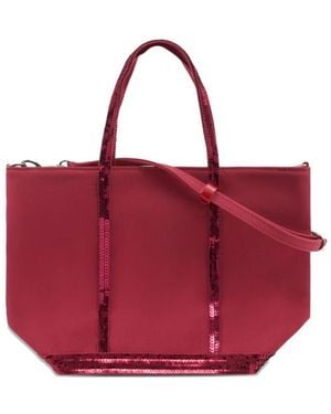 Vanessa Bruno Cabas Sequin-Embellishment Tote Bag - Red