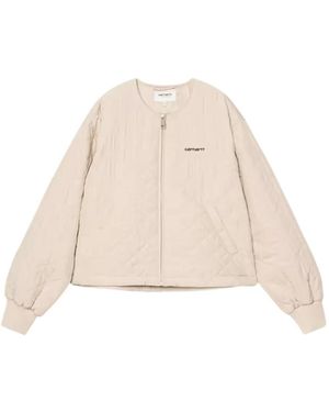 Carhartt Elma Liner Quilted Zip Jacket - Natural