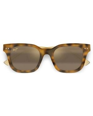 Maui Jim Tortoiseshell Square Sunglasses - Brown