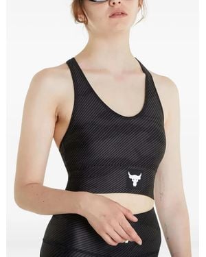 Under Armour Project Rock スポーツブラ - ブラック