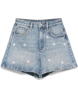 Maje Shorts Denim - Blu