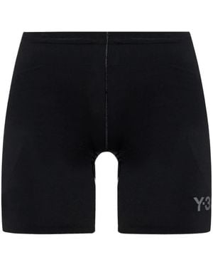 Y-3 High-Waisted Performance Shorts - Black