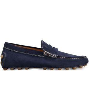 Tod's Mocassins Gommino En Daim - Bleu
