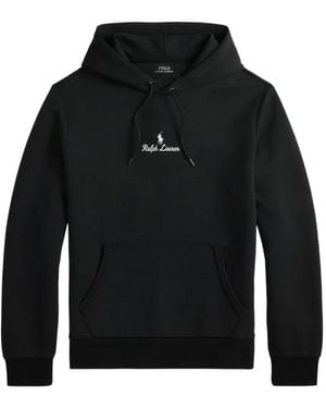 Polo Ralph Lauren Hoodie Met Geborduurd Logo - Zwart