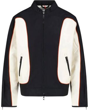 DIESEL Colour-Block Panelled Jacket - Black