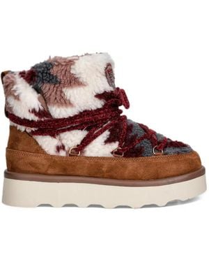 Blauer Doyle 01 Lace-Up Ankle Boots - Brown