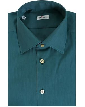 Kiton Button Cotton Shirt - Green