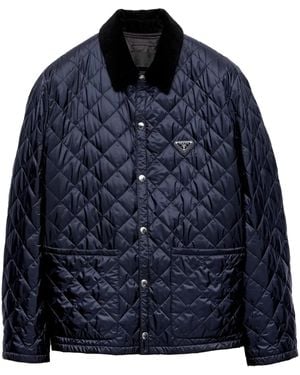 Prada Quilted Jacket - Blue