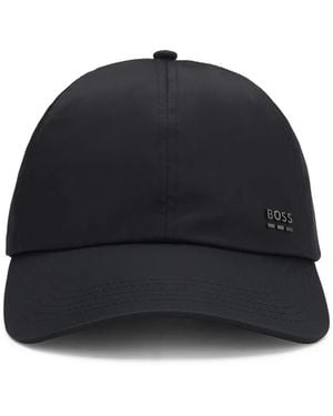 BOSS Logo-Plaque Baseball Cap - Blue