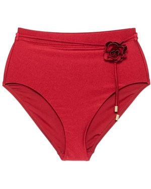 Zimmermann Cascadian Flower Bikinihose - Rot