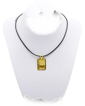 Ellery Capricorn Pendant Necklace - White