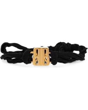 Balenciaga Nano Ribbon Bb Bracelet - White