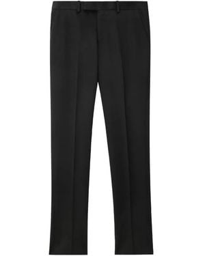 Lardini Pressed-Crease Tailored Pants - Black