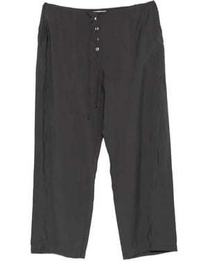 Studio Nicholson Pantalones Hera Con Botones - Gris
