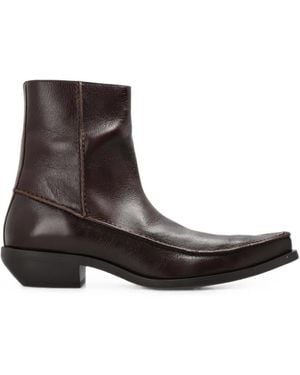 DIESEL D-Frido-30-Tr Pointed-Toe Boots - White
